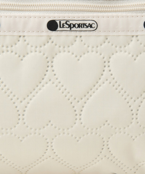 LeSportsac（レスポートサック）の「EVERYDAY SM SATCHEL エクリュハートデボス（ショルダーバッグ・レディース・ホワイト・FREE）」の11枚目の写真
