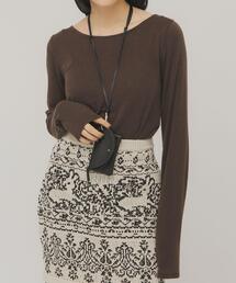 KBF | タックドレープロンTEE(Tシャツ/カットソー)