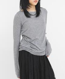 KBF | タックドレープロンTEE(Tシャツ/カットソー)