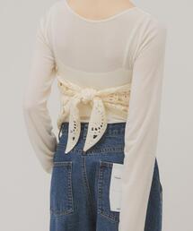 KBF | タックドレープロンTEE(Tシャツ/カットソー)