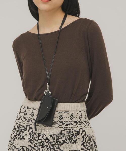 KBF（ケイビーエフ）の「タックドレープロンTEE（Tシャツ/カットソー・レディース・ピンク/ブラウン/アイボリー・ONE）」の18枚目の写真