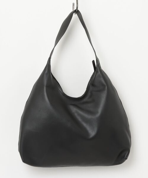 YArKA（ヤーカ）の「【YArKA/ヤーカ】real leather round design one handle big bag [wam10] / リアルレザーワンハンドルデザインビッグバッグ（トートバッグ・メンズ・ブラック・FREE）」の17枚目の写真