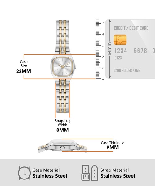 SKAGEN（スカーゲン）の「スカーゲン 腕時計 レディース アナログ ステンレス SKW3176（アナログ腕時計・レディース・マルチ・FREE）」の5枚目の写真