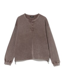 BEAMS HEART | SW ワッフル ヘンリーネック カットソー(Tシャツ/カットソー)