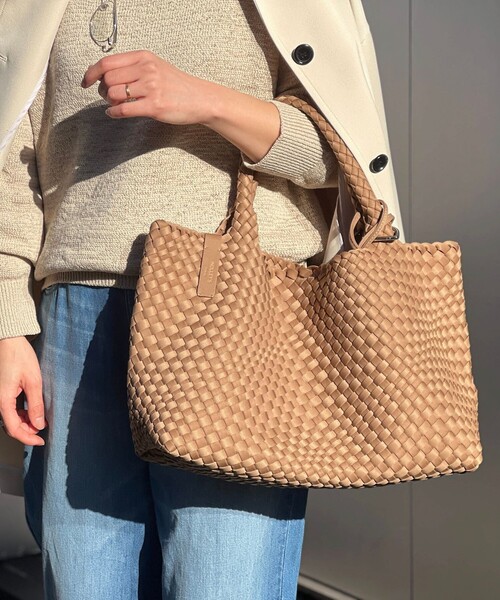 NOLLEY’S（ノーリーズ）の「メッシュトートM（トートバッグ・レディース・サックスブルー/ブラウン系その他/ブラック/ネイビー・FREE）」の2枚目の写真