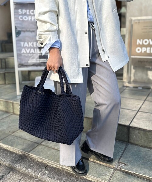 NOLLEY’S（ノーリーズ）の「メッシュトートM（トートバッグ・レディース・サックスブルー/ブラウン系その他/ブラック/ネイビー・FREE）」の5枚目の写真