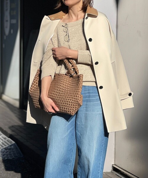 NOLLEY’S（ノーリーズ）の「メッシュトートM（トートバッグ・レディース・サックスブルー/ブラウン系その他/ブラック/ネイビー・FREE）」の10枚目の写真