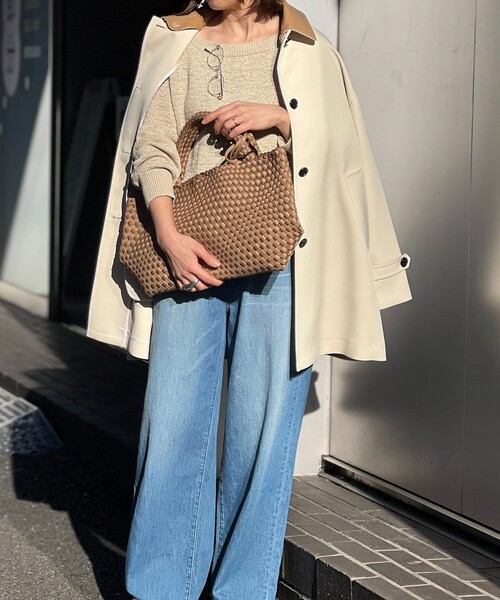 NOLLEY’S（ノーリーズ）の「メッシュトートM（トートバッグ・レディース・サックスブルー/ブラウン系その他/ブラック/ネイビー・FREE）」の11枚目の写真