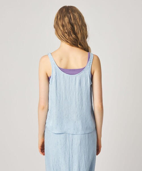 Steven Alan(スティーブンアラン)の「<Steven Alan>フラワー ジャガード タンクトップ(シャツ/ブラウス・レディース・ライトブルー/ブラック・FREE)」の9枚目の写真