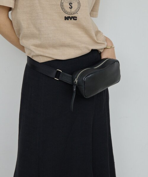 GALLARDAGALANTE（ガリャルダガランテ）の「【2.718】コンパクトクロスボディ（ショルダーバッグ・レディース・ベージュ/ブラック・FREE）」の7枚目の写真