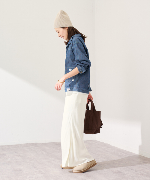 FRAMeWORK（フレームワーク）の「UNION HERCULES/ユニオンヘラクレス MADE denim インディゴダンガリージャケット（デニムジャケット・レディース・ブルー系その他・FREE）」の3枚目の写真