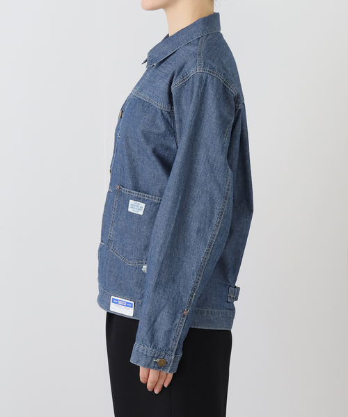 FRAMeWORK（フレームワーク）の「UNION HERCULES/ユニオンヘラクレス MADE denim インディゴダンガリージャケット（デニムジャケット・レディース・ブルー系その他・FREE）」の11枚目の写真
