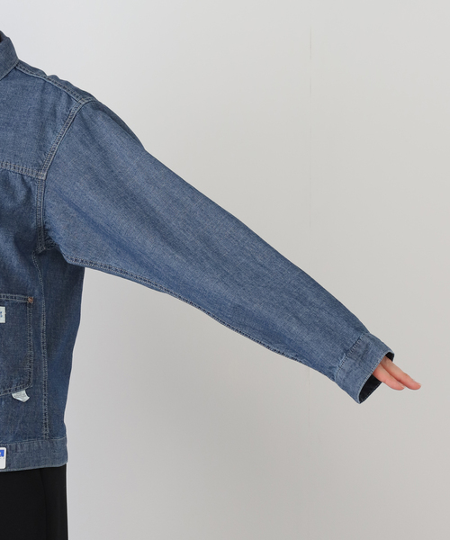 FRAMeWORK（フレームワーク）の「UNION HERCULES/ユニオンヘラクレス MADE denim インディゴダンガリージャケット（デニムジャケット・レディース・ブルー系その他・FREE）」の13枚目の写真