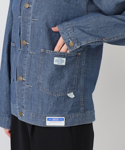 FRAMeWORK（フレームワーク）の「UNION HERCULES/ユニオンヘラクレス MADE denim インディゴダンガリージャケット（デニムジャケット・レディース・ブルー系その他・FREE）」の14枚目の写真