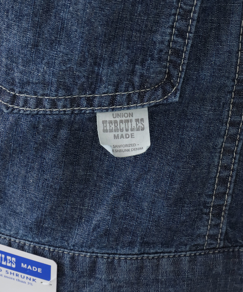 FRAMeWORK（フレームワーク）の「UNION HERCULES/ユニオンヘラクレス MADE denim インディゴダンガリージャケット（デニムジャケット・レディース・ブルー系その他・FREE）」の16枚目の写真