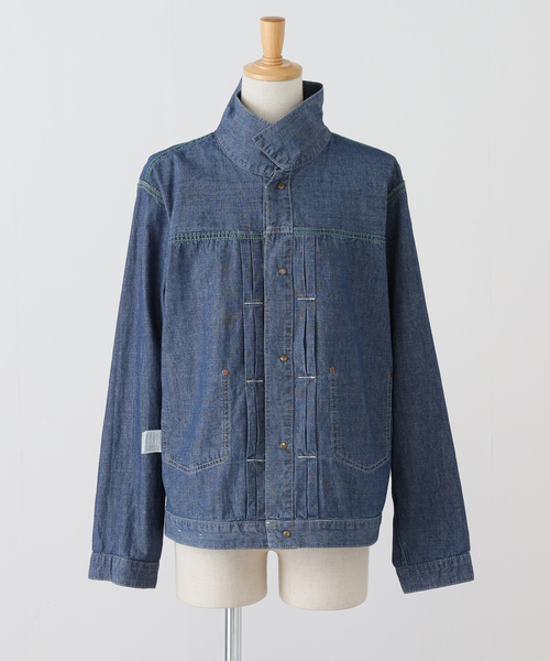 FRAMeWORK（フレームワーク）の「UNION HERCULES/ユニオンヘラクレス MADE denim インディゴダンガリージャケット（デニムジャケット・レディース・ブルー系その他・FREE）」の17枚目の写真