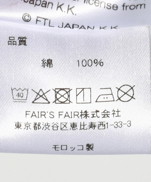 FREAK'S STORE(フリークスストア)の「byeA./バイエー NOT APPLE T-shirt Peach/バイエー ロゴTシャツ(Tシャツ/カットソー・レディース・ブラック/ホワイト・MEDIUM)」の6枚目の写真