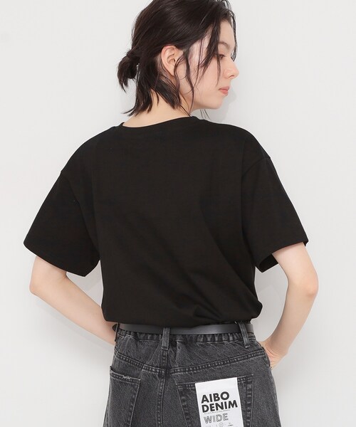 THE SHOP TK (ザ ショップ ティーケー )の「【POLO BCS 別注】ワンポイント刺繍T(Tシャツ/カットソー・レディース・ブラック/オフホワイト/ピンク・12/13)」の9枚目の写真
