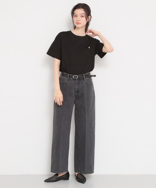 THE SHOP TK (ザ ショップ ティーケー )の「【POLO BCS 別注】ワンポイント刺繍T(Tシャツ/カットソー・レディース・ブラック/オフホワイト/ピンク・12/13)」の10枚目の写真