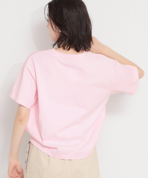 THE SHOP TK (ザ ショップ ティーケー )の「【POLO BCS 別注】ワンポイント刺繍T(Tシャツ/カットソー・レディース・ブラック/オフホワイト/ピンク・12/13)」の13枚目の写真