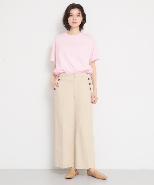 THE SHOP TK (ザ ショップ ティーケー )の「【POLO BCS 別注】ワンポイント刺繍T(Tシャツ/カットソー・レディース・ブラック/オフホワイト/ピンク・12/13)」の14枚目の写真