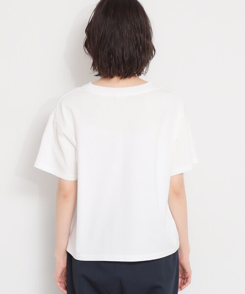 THE SHOP TK (ザ ショップ ティーケー )の「【POLO BCS 別注】ワンポイント刺繍T(Tシャツ/カットソー・レディース・ブラック/オフホワイト/ピンク・12/13)」の18枚目の写真