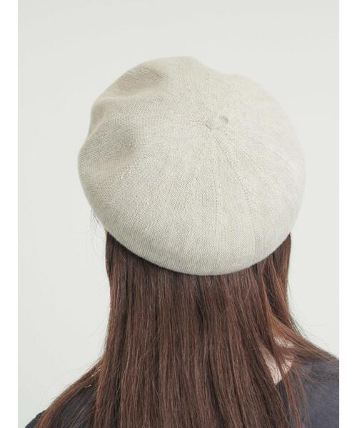 Samansa Mos2（サマンサ モスモス）の「【消臭効果】ベレー帽（ハット・レディース・チャコールグレー/ベージュ/モカ・F）」の7枚目の写真
