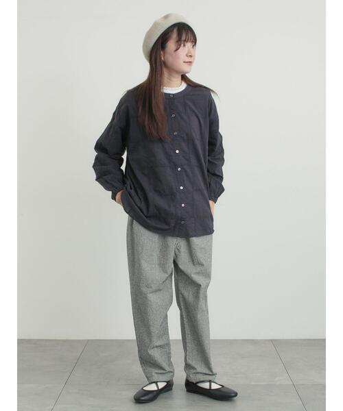 Samansa Mos2（サマンサ モスモス）の「【消臭効果】ベレー帽（ハット・レディース・チャコールグレー/ベージュ/モカ・F）」の8枚目の写真