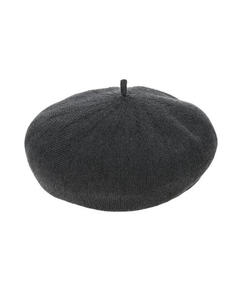 Samansa Mos2（サマンサ モスモス）の「【消臭効果】ベレー帽（ハット・レディース・チャコールグレー/ベージュ/モカ・F）」の18枚目の写真
