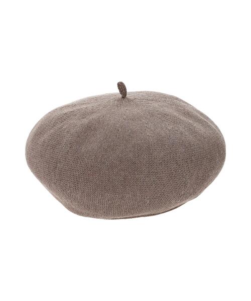 Samansa Mos2（サマンサ モスモス）の「【消臭効果】ベレー帽（ハット・レディース・チャコールグレー/ベージュ/モカ・F）」の19枚目の写真