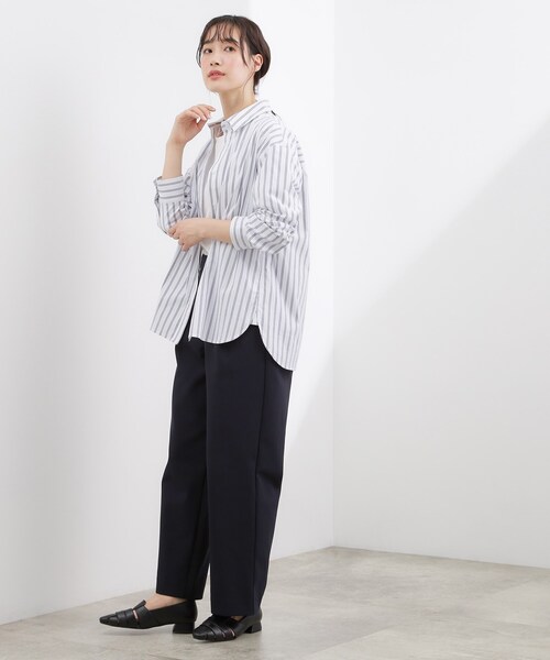 grove(グローブ)の「スポンジージャージ ワイドパンツ(その他パンツ・レディース・ネイビー/オフホワイト/グレー・03/02/01/05/04)」の10枚目の写真