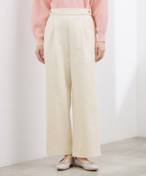 grove(グローブ)の「スポンジージャージ ワイドパンツ(その他パンツ・レディース・ネイビー/オフホワイト/グレー・03/02/01/05/04)」の12枚目の写真