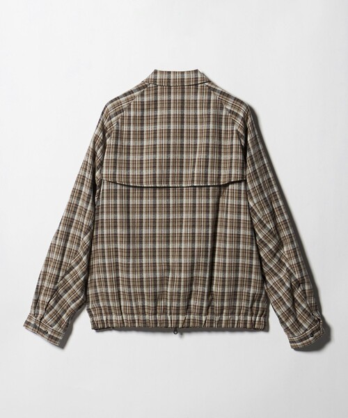 UNITED ARROWS & SONS＞ CHECK ZIP BLOUSON/ブルゾン（ブルゾン