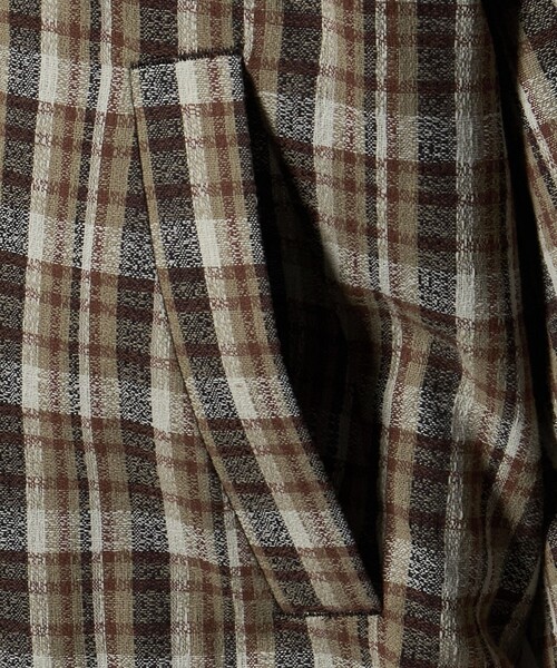 UNITED ARROWS & SONS(ユナイテッドアローズアンドサンズ)の「<UNITED ARROWS & SONS> CHECK ZIP BLOUSON/ブルゾン(ブルゾン・メンズ・ケリーグリーン/ブラウン系・L/XL/M/S)」の14枚目の写真