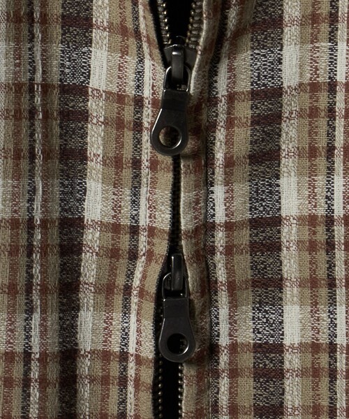 UNITED ARROWS & SONS(ユナイテッドアローズアンドサンズ)の「<UNITED ARROWS & SONS> CHECK ZIP BLOUSON/ブルゾン(ブルゾン・メンズ・ケリーグリーン/ブラウン系・L/XL/M/S)」の15枚目の写真