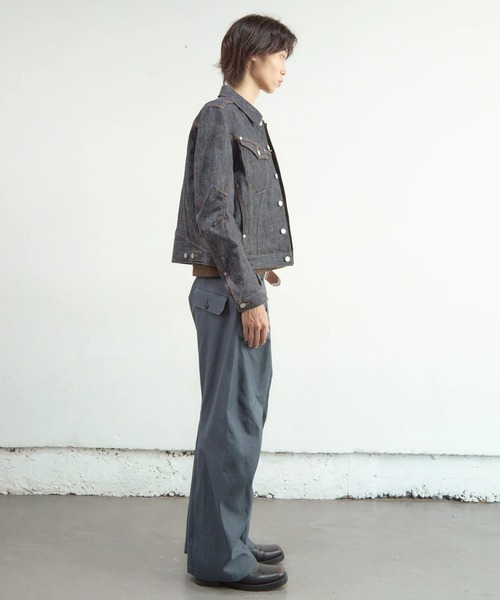 【NVRFRGT】DENIM TRUCKER JACKET