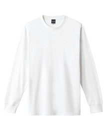 無地 長袖Tシャツ