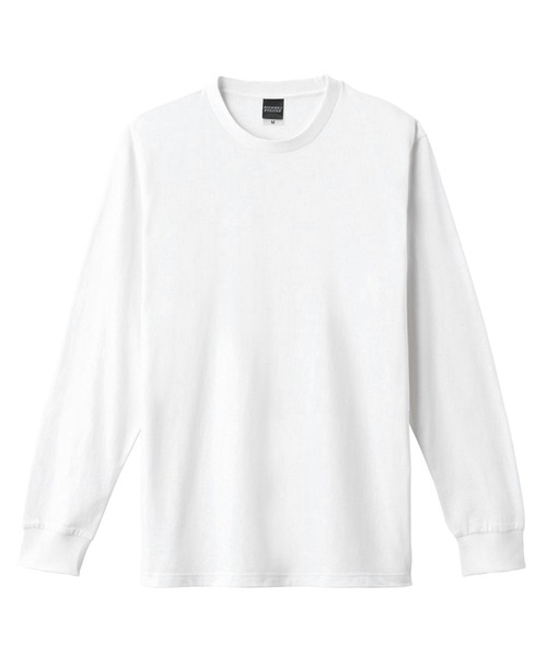 improves（インプローブス）の「無地 長袖Tシャツ（Tシャツ/カットソー・メンズ・ブラック/ダークブルー/オートミール/ブルー/ホワイト/イエロー/カーキ/パープル・SMALL/MEDIUM/LARGE/X-LARGE）」の2枚目の写真