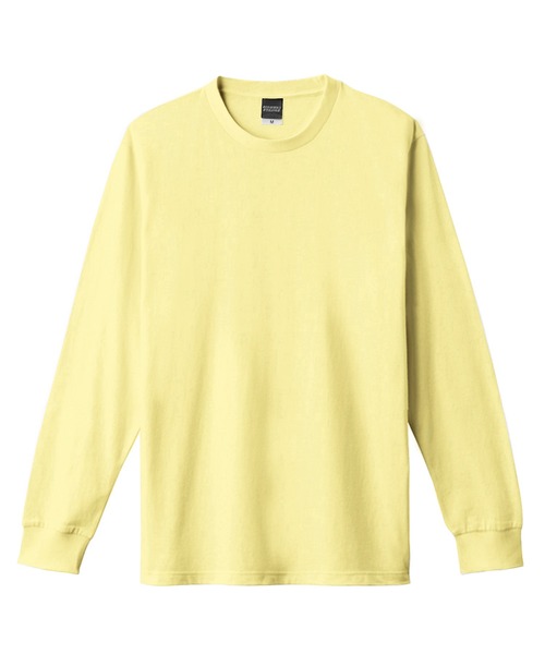 improves（インプローブス）の「無地 長袖Tシャツ（Tシャツ/カットソー・メンズ・ブラック/ダークブルー/オートミール/ブルー/ホワイト/イエロー/カーキ/パープル・SMALL/MEDIUM/LARGE/X-LARGE）」の8枚目の写真