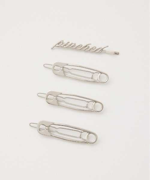 SLY(スライ)の「METAL MIX HAIR PIN SET メタルミックスヘアピンセット(ヘアピン・レディース・シルバー/ゴールド・FREE)」の1枚目の写真