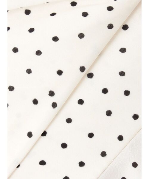 MERCURYDUO(マーキュリーデュオ)の「2WAYドットペプラムブラウス(シャツ/ブラウス・レディース・アイボリー/ブラック・FREE)」の4枚目の写真