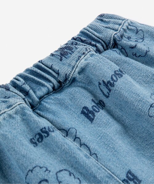 BOBO CHOSES(ボボショーズ)の「総柄Pickles The Dog 長パンツ・布帛【ベビー】(その他ベビーウェア・キッズ・ブルー・95/80)」の4枚目の写真