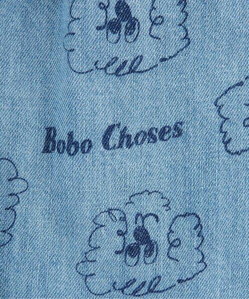 BOBO CHOSES(ボボショーズ)の「総柄Pickles The Dog 長パンツ・布帛【ベビー】(その他ベビーウェア・キッズ・ブルー・95/80)」の5枚目の写真