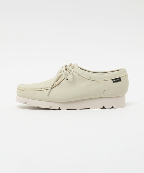 Clarks Originals（クラークスオリジナルズ）の「＜Clarks Originals＞レザー ワラビーブーツ ゴアテックス（ブーツ・レディース・オフホワイト・5/6/4）」の4枚目の写真