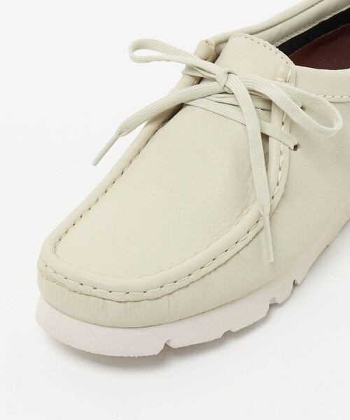 Clarks Originals（クラークスオリジナルズ）の「＜Clarks Originals＞レザー ワラビーブーツ ゴアテックス（ブーツ・レディース・オフホワイト・5/6/4）」の11枚目の写真