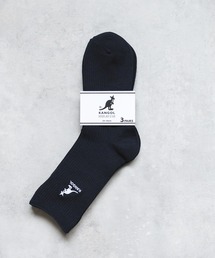 KANGOL（カンゴール）の「KANGOL カンゴール W's 3P ミドル丈スクールリブソックス/ワンポイント刺繍靴下（ソックス/靴下）」