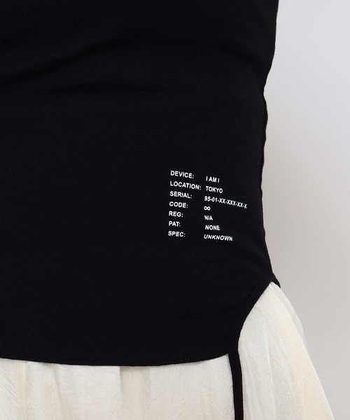 I am I in fact...（アイアムアイインファクト）の「_TOLALA TANK（Tシャツ/カットソー・レディース・ホワイト/サックスブルー・FREE）」の14枚目の写真