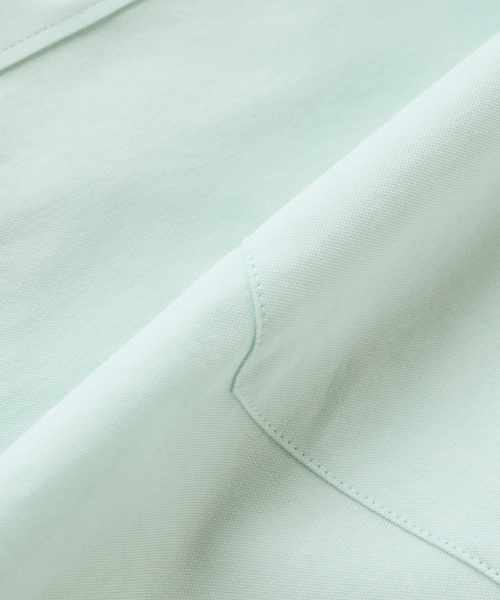 ATON(エイトン)の「ATON(エイトン)WASHED OXFORD LOOSE FIT SHIRT(シャツ/ブラウス・メンズ・ボルドー/ダークグリーン・6/4/2)」の5枚目の写真