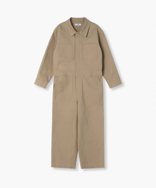MUSINSA STANDARD KIDS（ムシンサスタンダードキッズ）の「ワークジャンプスーツ [ベージュ]（サロペット/オーバーオール・レディース・その他・110/160/140/130/150/120）」の2枚目の写真