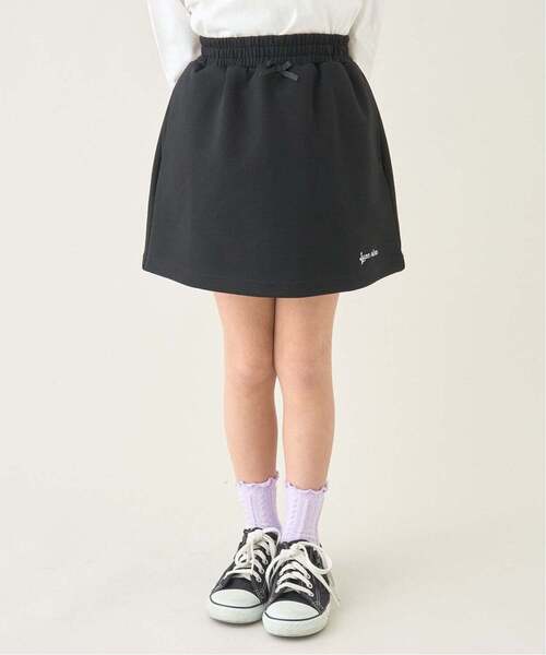 Lycee mine（リセマイン）の「【スクール対応】【パフスウェット】スカート(インパン付)（スカート・キッズ・アイボリー/サックスブルー/ブラック・150cm/130cm/120cm/140cm/100cm/110cm）」の3枚目の写真
